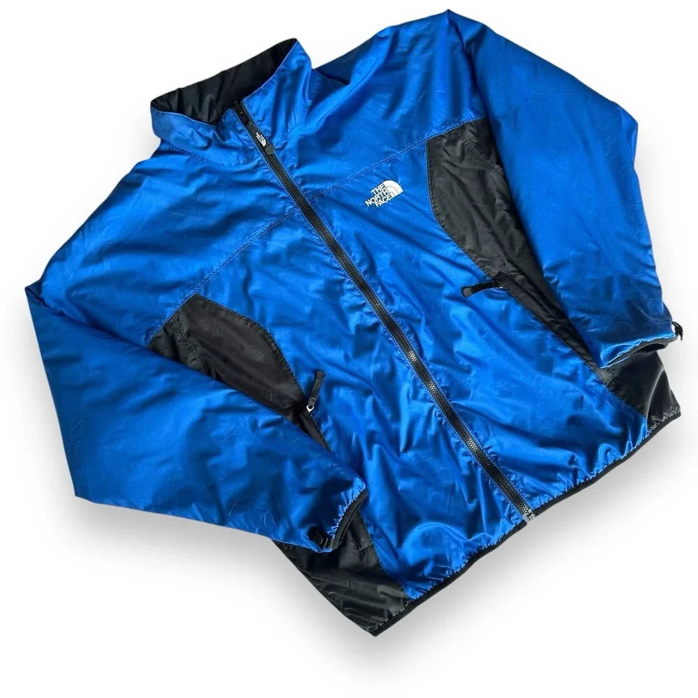 Vintage The North Face Y2K 90's‎ Light Puffer Jacket Men's Large Blue RN61661